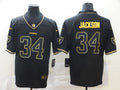 Men's Las Vegas Raiders #34 Bo Jackson Black Authentic Player Jersey1