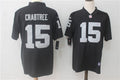 Men's Las Vegas Raiders Michael Crabtree #15 Black Game Player Jersey1