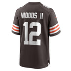 Michael Woods II Cleveland Browns Nike Game   Jersey - Brown
