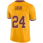 W.Commanders #24 Antonio Gibson Gold Stitched Player Vapor Game Football Jerseys