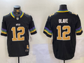 Men's New Orleans Saints Chris Olave #12 Black Team Game Jersey1