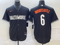 Men's Baltimore Orioles Ryan Mountcastle #6 Black 2023 City Connect Replica Player Jersey1