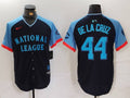 Men's National League Elly De La Cruz #44 Navy 2024 MLB All-Star Game Limited Player Jersey1
