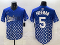 Men's Los Angeles Dodgers Freddie Freeman #5 Royal Game Jersey