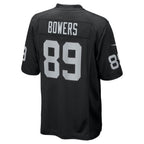 Brock Bowers 89 Las Vegas Raiders Team Game Men Jersey - Black