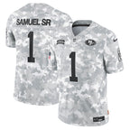 Deebo Samuel Sr San Francisco 49ers Nike 2024 Salute to Service Limited Jersey - Arctic Camo