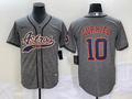 Men's Houston Astros Yuli Gurriel #10 Gray Replica Team Jersey1 Joint Edition