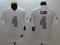Men's Las Vegas Raiders Derek Carr #4 White Game Player Jersey1
