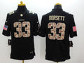 Men's Dallas Cowboys Tony Dorsett #33 Black Game Player Jersey1