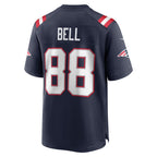 Jaheim Bell New England Patriots Nike  Game Jersey -  Navy