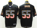 Men's Minnesota Vikings Anthony Barr #55 Black Game Jersey1