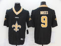 Men's New Orleans Saints #9 Drew Brees Black Game Jersey1