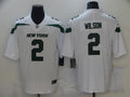 Men's New York Jets Zach Wilson #2 White Game Jersey1