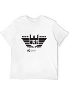 Hustl Young & Fly Black Graphic T-Shirt