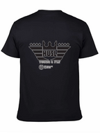 Hustl Young & Fly Black Graphic T-Shirt