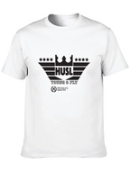 Hustl Young & Fly Black Graphic T-Shirt