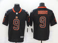 Men's Cincinnati Bengals Joe Burrow #9 Black Team Game Jersey1