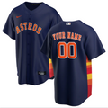 Men's Houston Astros Navy Alternate Replica Player Custom Jersey1
