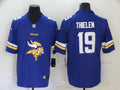 Men's Minnesota Vikings Adam Thielen #19 Purple Game Player Jersey1