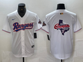Men's Texas Rangers White 2024 Gold Collection Game Jersey1