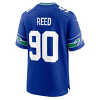 Jarran Reed Seattle Seahawks Nike Throwback   Game Jersey - Royal