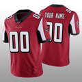 Custom1 Atlanta Falcons Red Vapor Limited 100th Season Jersey1 Stitched American Football Jerseys