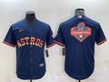 Men's Houston Astros Navy Replica Player Jersey1