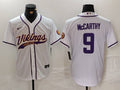 Men's Minnesota Vikings J.J. McCarthy #9 White Game Jersey1