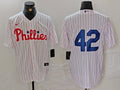 Men's Philadelphia Phillies #42 White 2024 Jackie Robinson Day Home Limited Jersey1