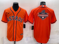Men's Houston Astros Orange Replica Player Jersey1