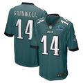 Men's Philadelphia Eagles Kenneth Gainwell #14 Midnight Green Super Bowl LVII Patch Game Jersey1