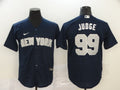 Men's New York Yankees Aaron Judge #99 Navy Fashion Stitched Jersey1