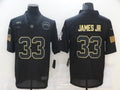 Men's Los Angeles Chargers Derwin James #33 Black Game Jersey1