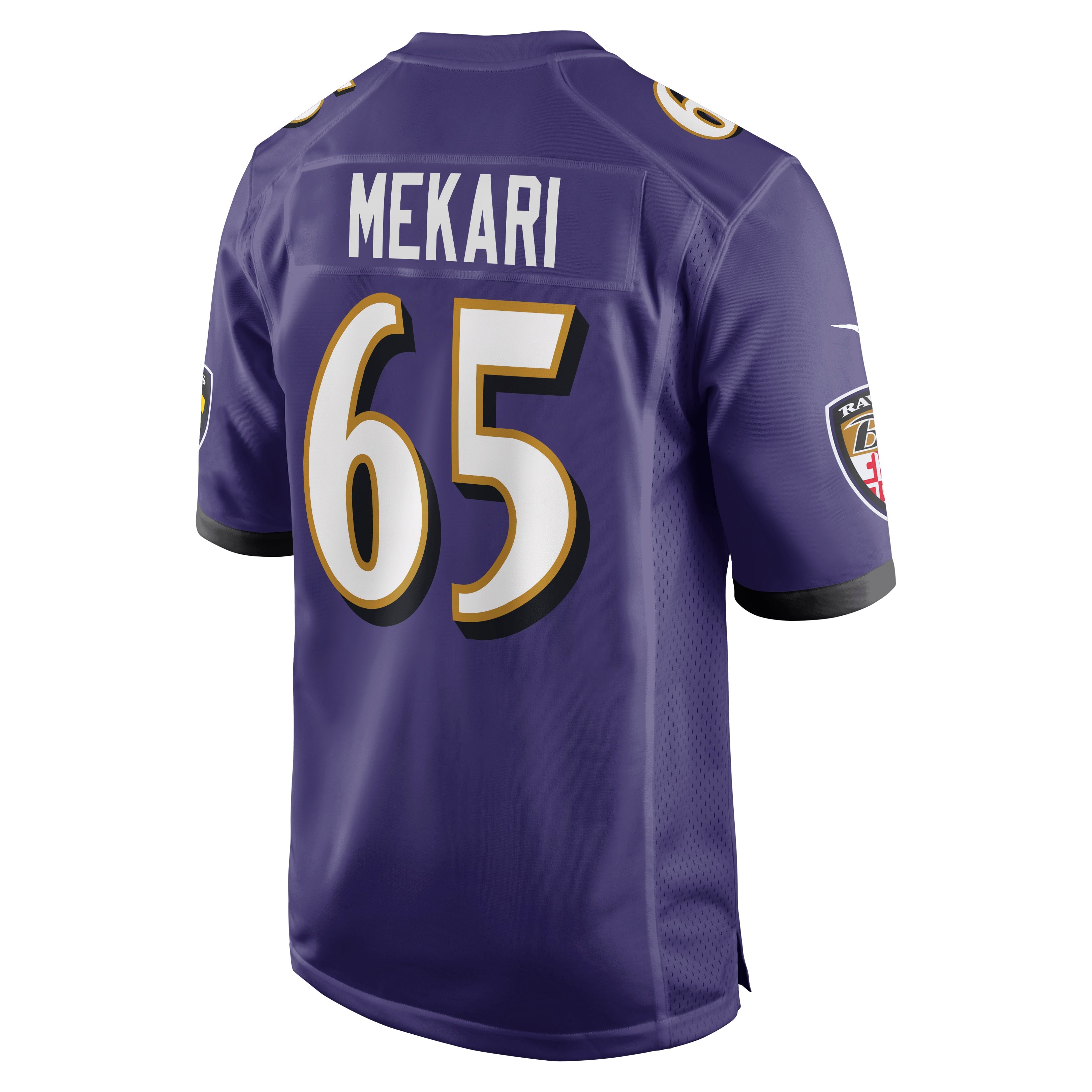 Patrick Mekari Baltimore Ravens Nike Game   Jersey - Purple