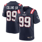 Jamie Collins Sr. New England Patriots Nike Home Game   Jersey - Navy