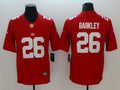 Men's New York Giants #26 Saquon Barkley Jersey1 Red