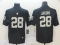 Men's Las Vegas Raiders Josh Jacobs #28 Black Game Jersey1