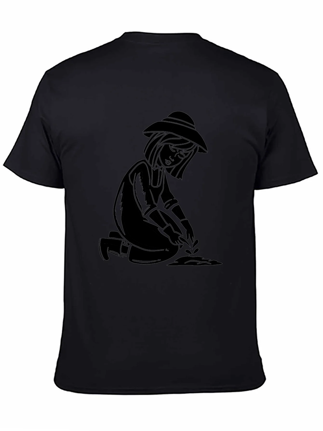 Gardener Graphic Tee - Black Unisex T-Shirt