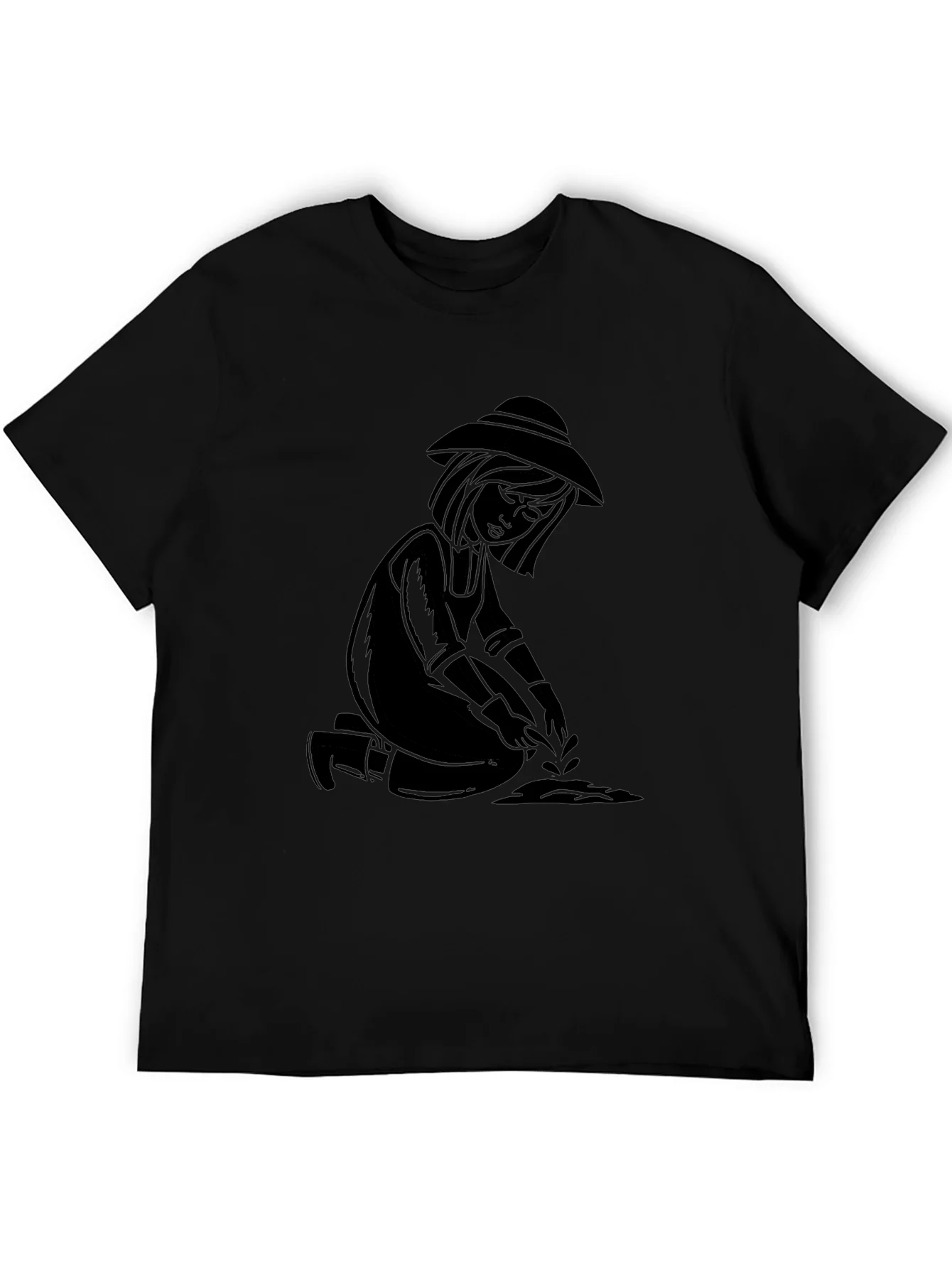 Gardener Graphic Tee - Black Unisex T-Shirt
