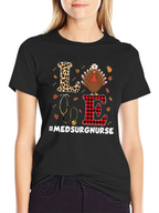 Med Surg Nurse Thanksgiving Turkey T-Shirt