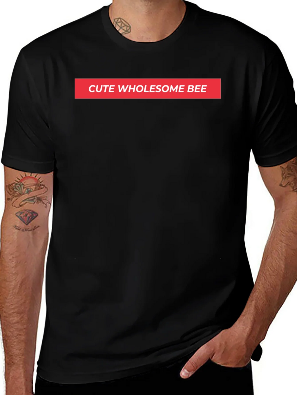 Cute Wholesome Bee Graphic Tee