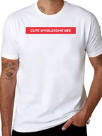 Cute Wholesome Bee Graphic Tee