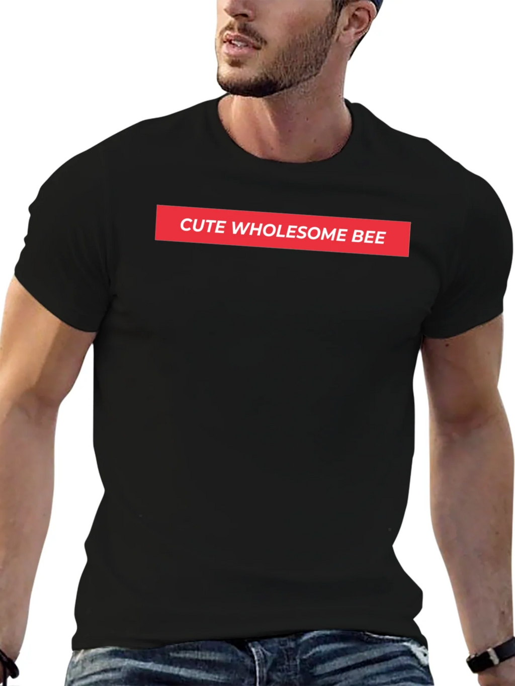 Cute Wholesome Bee Graphic Tee