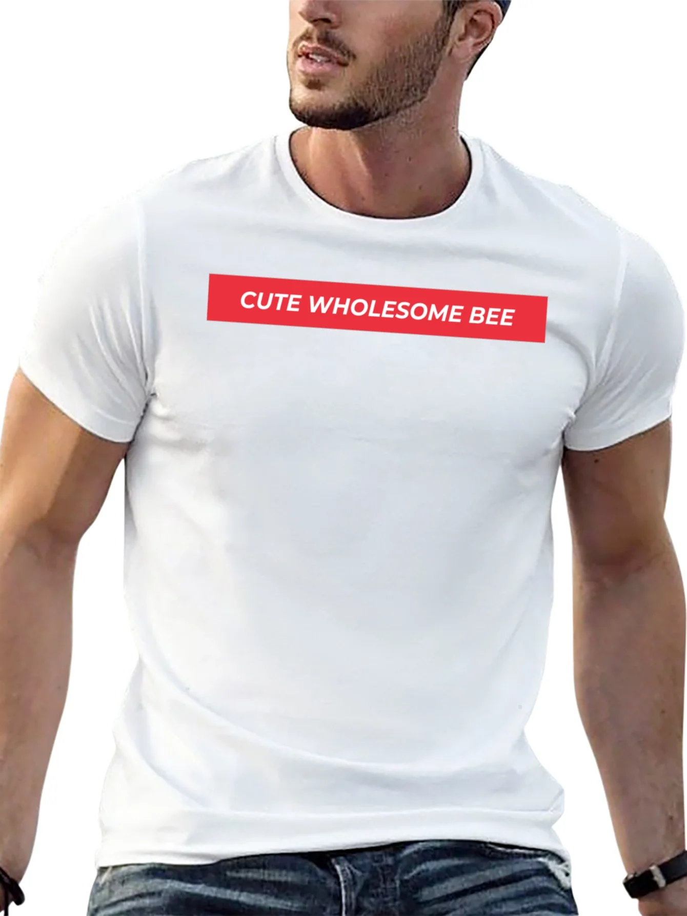 Cute Wholesome Bee Graphic Tee