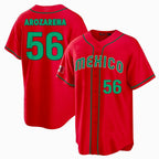 #56 RANDY AROZARENA MEXICO BASEBALL 2023 WORLD BASEBALL CLASSIC REPLICA JERSEY ¨C RED Stitches Baseball Jerseys