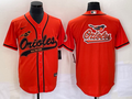 Men's Baltimore Orioles Orange Replica Team Jersey1 Joint Edition