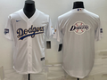 Men's Los Angeles Dodgers White Authentic Game Jersey1