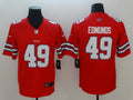 Men's Buffalo Bills Tremaine Edmunds #49 Red Game Player Jersey1