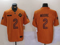 Men's Chicago Bears D.J. Moore #2 Brown 2023 Salute To Service Limited Jersey1