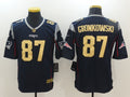 Men's New England Patriots Rob Gronkowski #87 Navy Alternate Game Jersey1